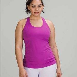 Lululemon | Cool Racerback Tank Top *Nulu | Vivid Plum | 6